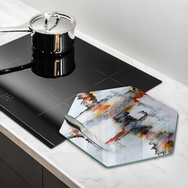 Cache plaque de cuisson Peintures abstraites