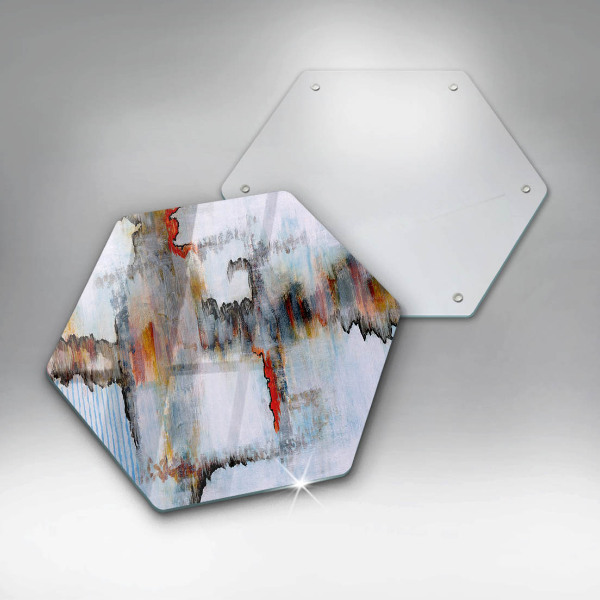 Cache plaque de cuisson Peintures abstraites