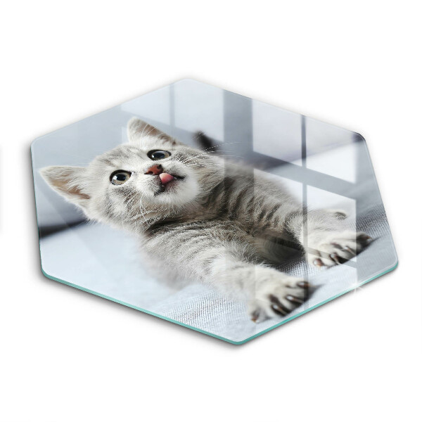 Cache plaque de cuisson Petit chaton mignon