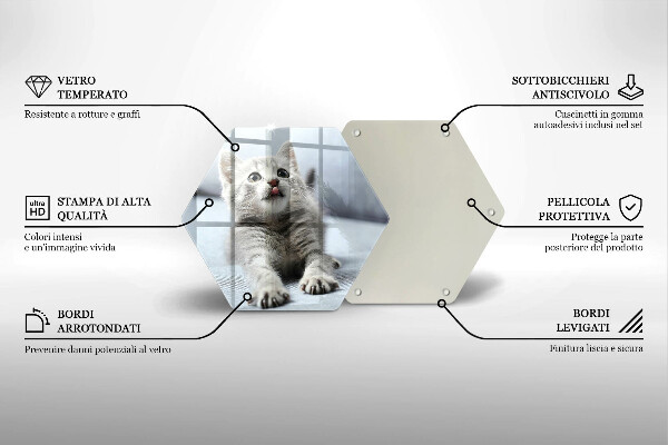 Cache plaque de cuisson Petit chaton mignon