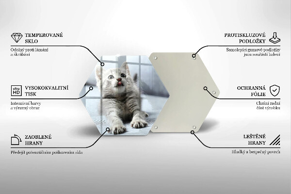 Cache plaque de cuisson Petit chaton mignon