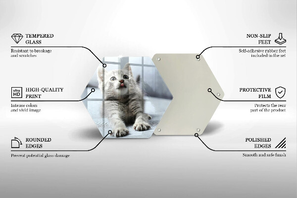 Cache plaque de cuisson Petit chaton mignon