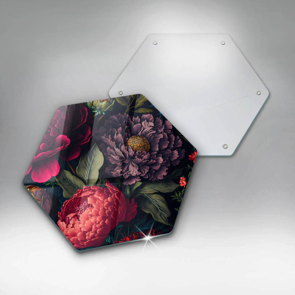 Protection plaque induction Belles fleurs