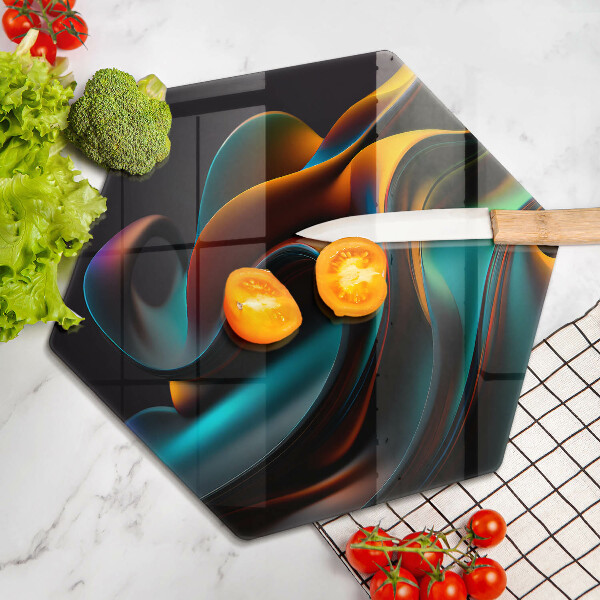 Protection plaque induction Abstraction colorée