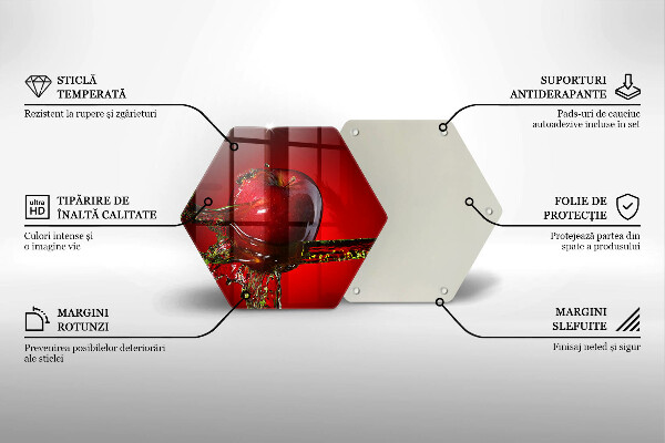 Cache plaque de cuisson Pommes dans l'eau