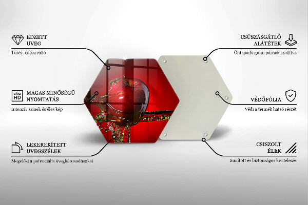 Cache plaque de cuisson Pommes dans l'eau