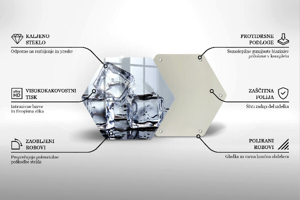 Cache plaque de cuisson Glaçons