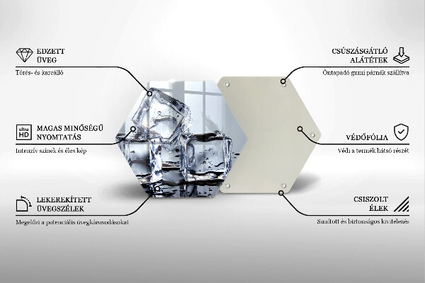 Cache plaque de cuisson Glaçons