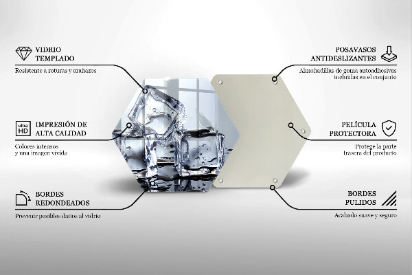 Cache plaque de cuisson Glaçons