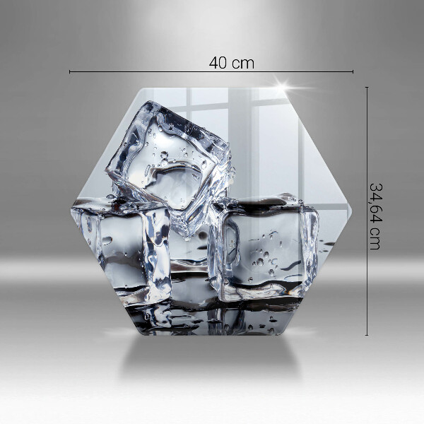 Cache plaque de cuisson Glaçons