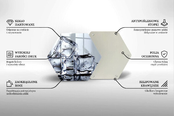 Cache plaque de cuisson Glaçons