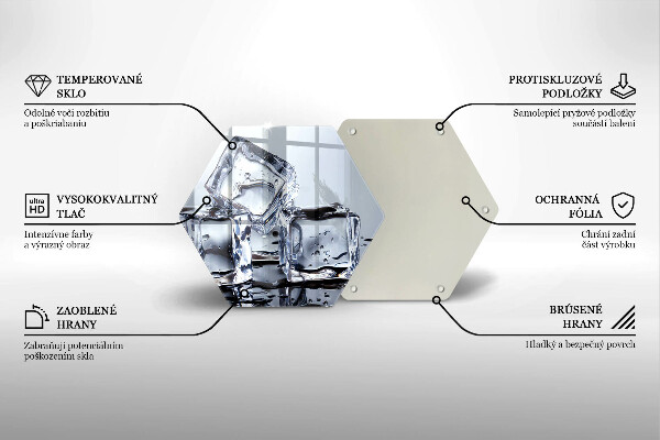 Cache plaque de cuisson Glaçons