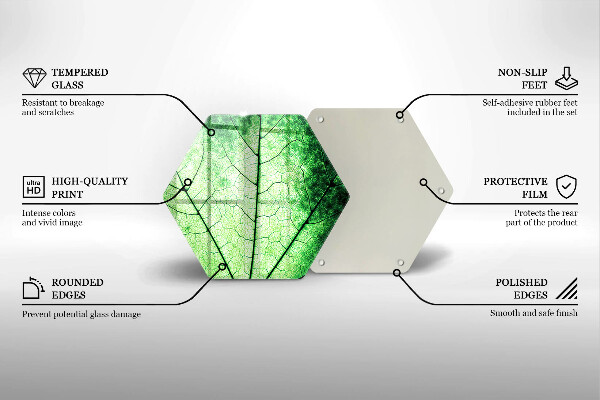 Cache plaque de cuisson Feuille de veine décorative