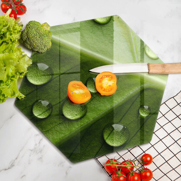 Cache plaque de cuisson Nature rosée et feuille