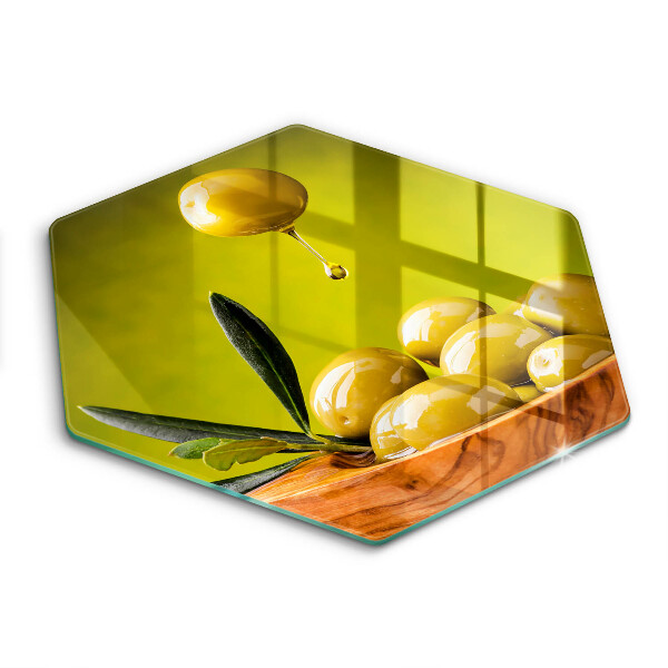 Cache plaque de cuisson Olives savoureuses