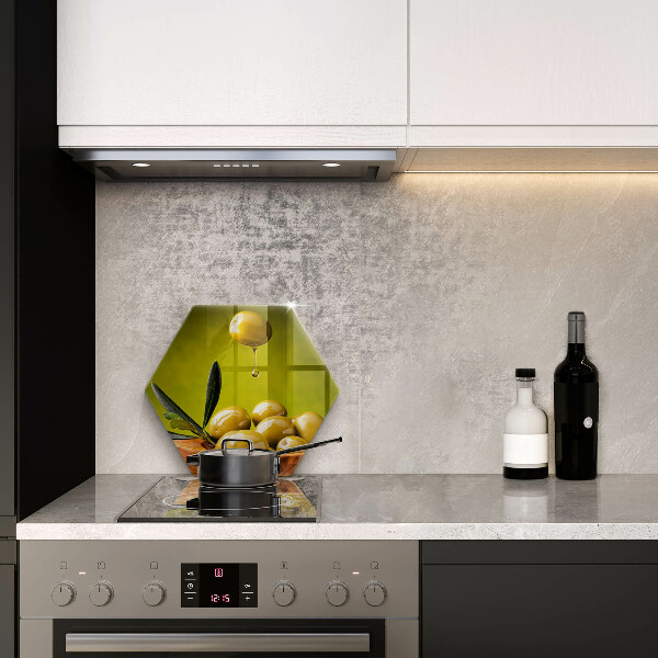 Cache plaque de cuisson Olives savoureuses