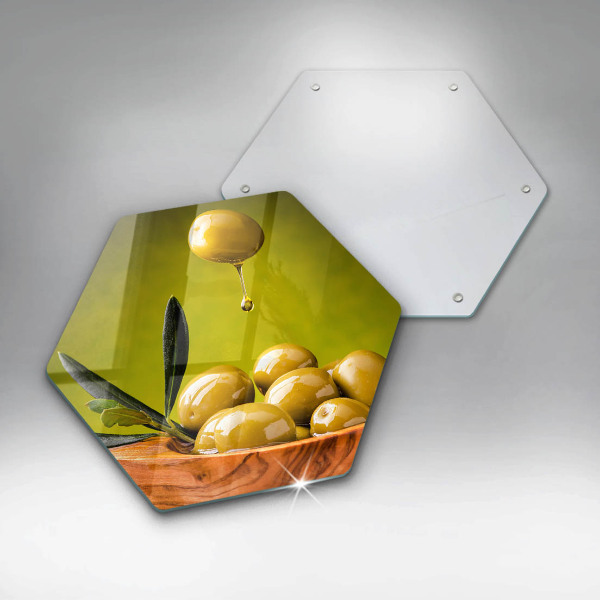 Cache plaque de cuisson Olives savoureuses