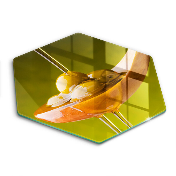 Cache plaque de cuisson Huile d'olive et olives