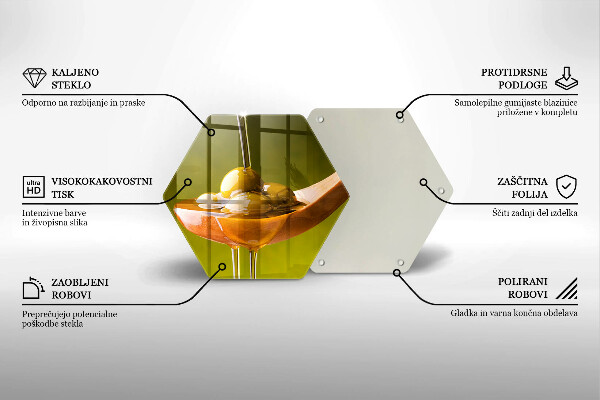 Cache plaque de cuisson Huile d'olive et olives