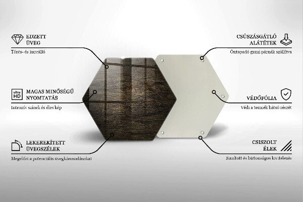 Cache plaque de cuisson Texture d'écorce de bois