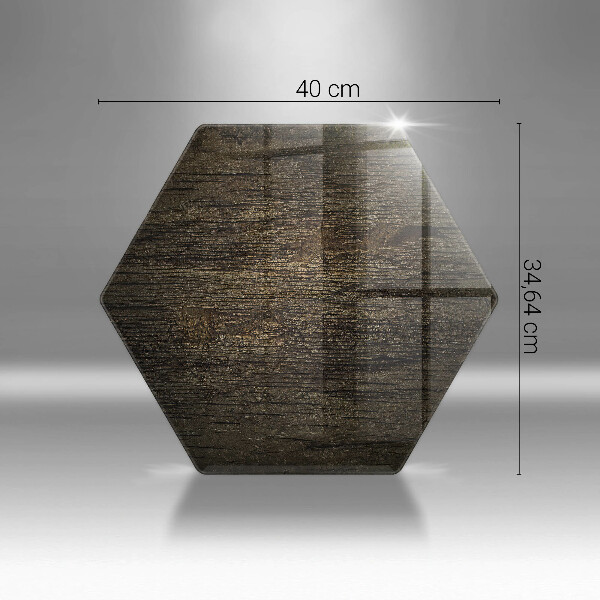 Cache plaque de cuisson Texture d'écorce de bois