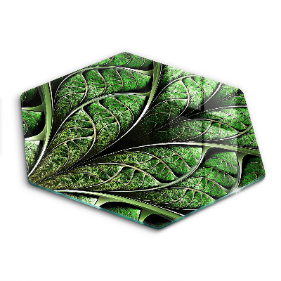 Cache plaque de cuisson Structure des nervures des feuilles