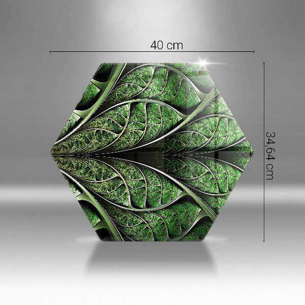 Cache plaque de cuisson Structure des nervures des feuilles