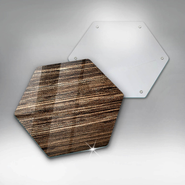Cache plaque de cuisson Texture du bois
