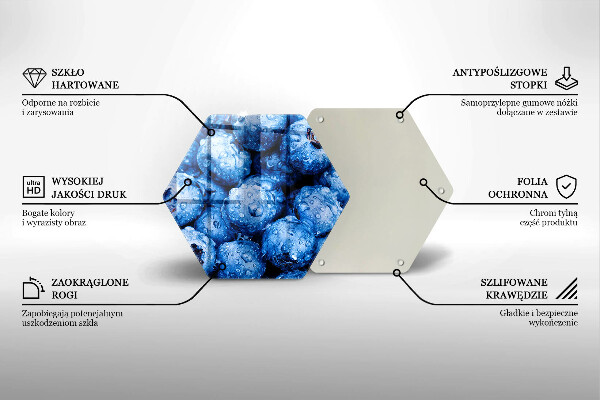 Cache plaque de cuisson Myrtilles juteuses