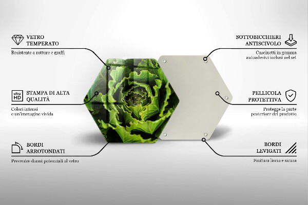 Cache plaque de cuisson Manger des feuilles de laitue