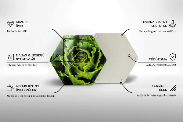 Cache plaque de cuisson Manger des feuilles de laitue