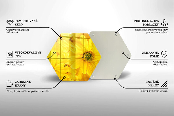 Cache plaque de cuisson Pétales de fleur