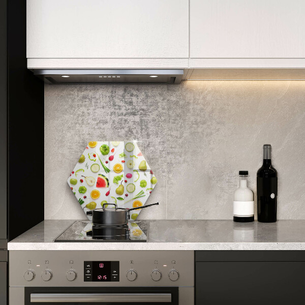 Cache plaque de cuisson Modèle de fruits et légumes