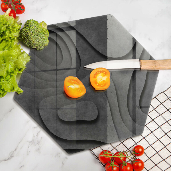 Cache plaque de cuisson Formes de pierre 3D