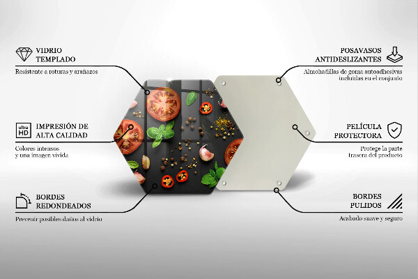 Cache plaque de cuisson Tomates et épices