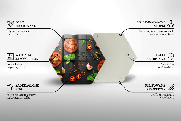 Cache plaque de cuisson Tomates et épices