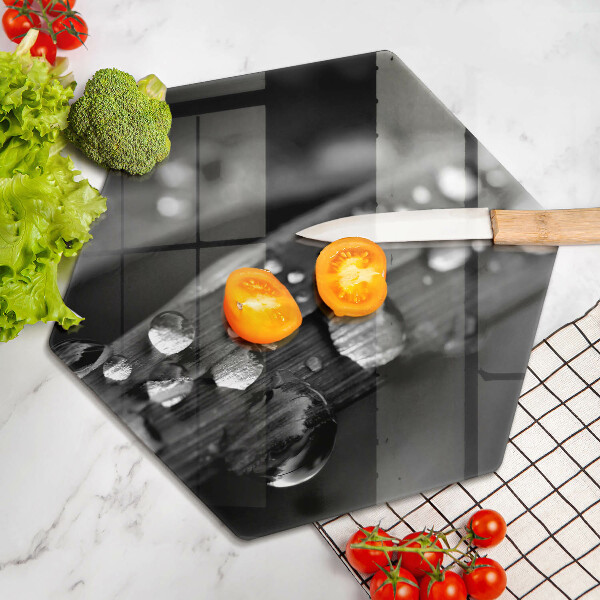 Cache plaque de cuisson La rosée tombe sur les feuilles