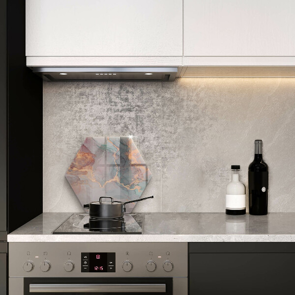 Protection plaque induction Marbre avec de l'or