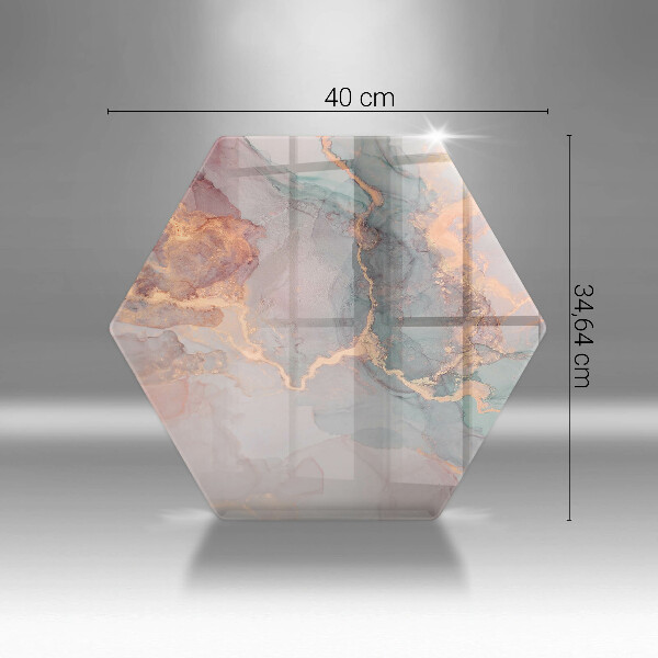 Protection plaque induction Marbre avec de l'or