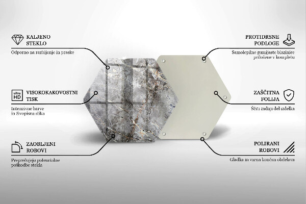 Protection plaque induction Texture de pierre