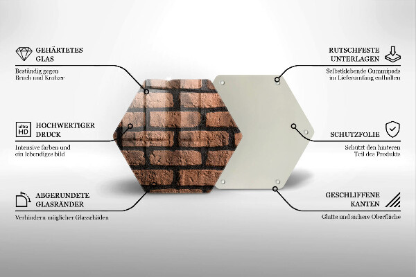 Protection plaque induction Mur de briques