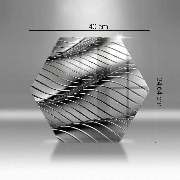 Cache plaque de cuisson Structure métallique 3D