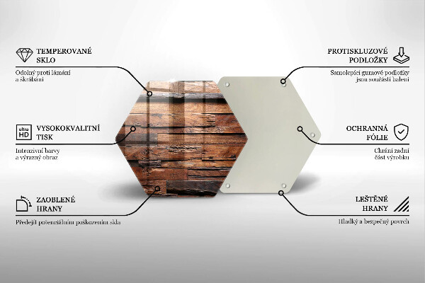 Cache plaque de cuisson Planches de bois décoratives