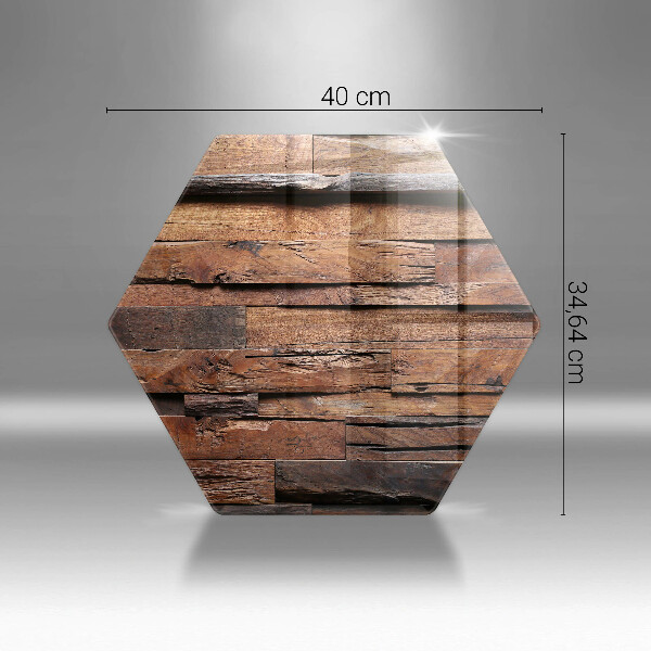 Cache plaque de cuisson Planches de bois décoratives