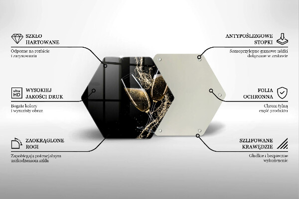 Protection plaque induction Verres de champagne