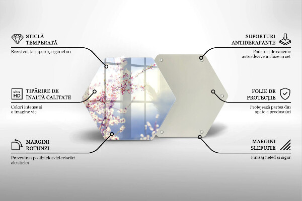 Protection plaque induction Arbre en fleurs