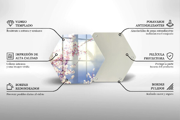 Protection plaque induction Arbre en fleurs