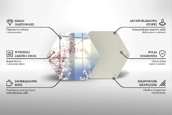 Protection plaque induction Arbre en fleurs