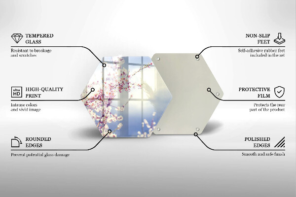 Protection plaque induction Arbre en fleurs