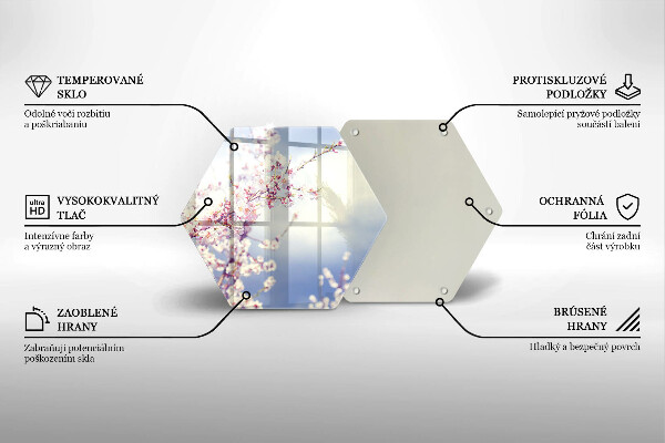 Protection plaque induction Arbre en fleurs